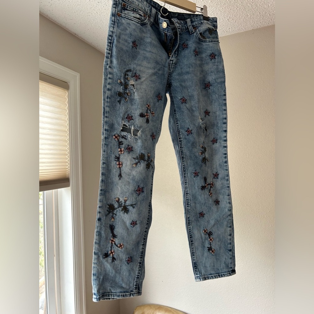 Sienna Boyfriend Lucky Brand cropped jeans
